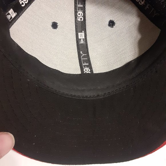 Boston Red Sox New Era 59fifty Fitted Hat/Cap Size 7 1/8 - Picture 5 of 8